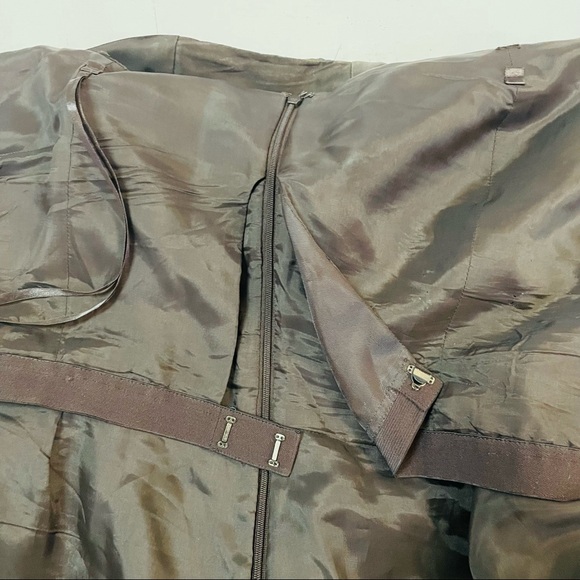 ann Taylor dress brown strapless size 10 - Picture 8 of 11